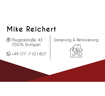 Visitenkarte Mike Reichert