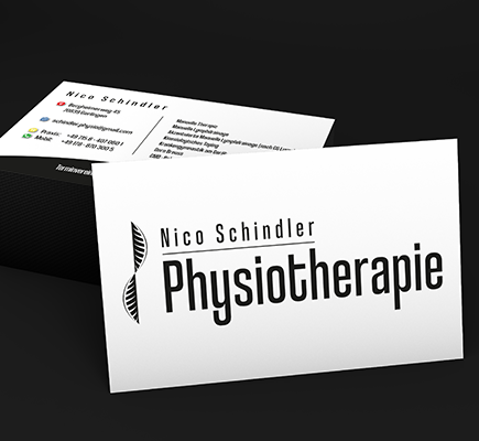 Visitenkarte zu Nico Schindler Physiotherapie